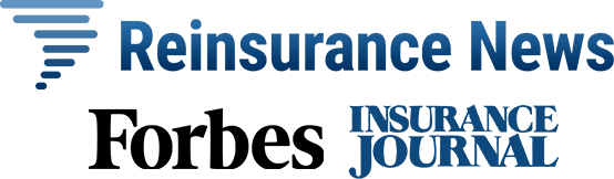 Featured in Reinsurance News, Forbes, and Insurance Journal